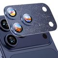 Uyiton for iPhone 17 Pro Camera Lens Protector - Metal Camera Protector | Not Easy to Break, Strong Adsorption, Case-Friendly, Metal 9H Sapphire Glass Rear Camera Screen Cover, Glitter Blue by Uyiton