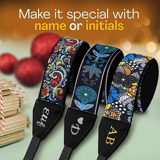 Art Tribute Custom Camera Strap Begonia Flower - Add Your Text and We Make It Especially For You Get Your Own Personalized Gift Camera Strap, No Shipping Cost! - Image 4