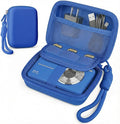Digital Camera Case for CAMKORY/KODAK PIXPRO FZ45/FZ55/Canon IXUS 285 HS/AbergBest/Sony DSCW800/DSCW830 - Small Travel Compact Camera Holder with Mesh Pocket for SD Card & Accessories (Royal Blue) by Roseliya