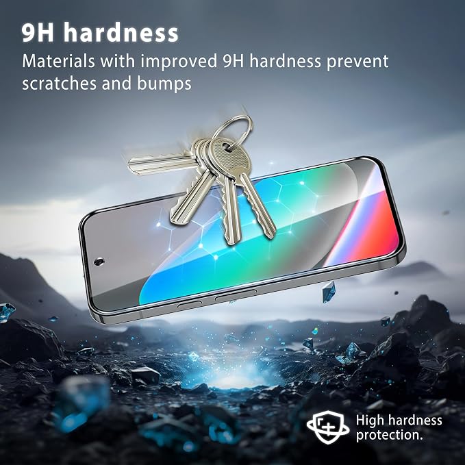 3 Pack for Google Pixel 10 Screen Protector | Case Friendly Tempered Glass Film, Fingerprint Unlock, HD Clear, Phone Case Fit - Image 3