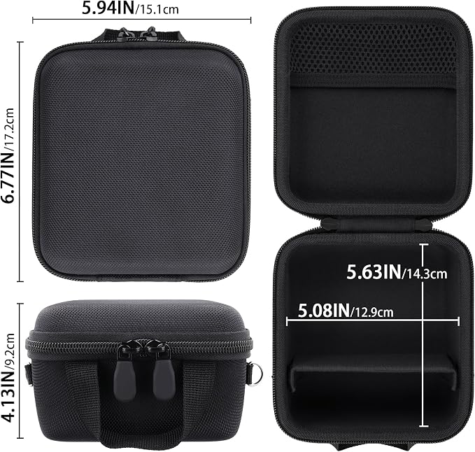 Case for KODAK PIXPRO AZ653/AZ401/AZ405/AZ425/AZ528 Digital Camera | Protective Storage Box, Portable Carrying Box, Smooth Zipper, Travel-ready, Shoulder Strap Covenient to Carry, Black Case - Image 6