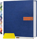 Popotop Large Photo Album Self Adhesive 4x6 5x7 8x10 Scrapbook Album DIY Picture Book,Gifts for Mom,Family Baby and Wedding,with Metal Pen and Plastic Board by Popotop