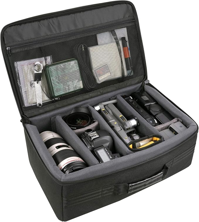 VANGUARD Divider Bag 40 Customizable Insert/Protection Bag for DSLR Camera, Lenses, Accessories, 15 Liter Capacity - Image 4