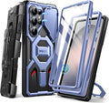 TONGATE Magnetic Stand for Samsung Galaxy S26 Ultra Case, Compatible with Magsafe, [Camera Cover & 2 Front Frames][Drop Protection] S26 Ultra Case Built-in Screen Protector & Belt Clip, Blue by TONGATE