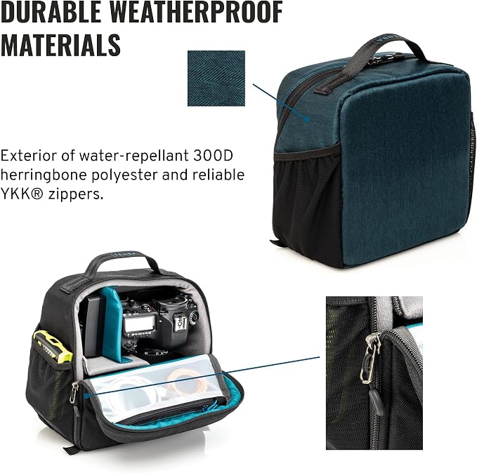Tenba BYOB 9 DSLR Backpack Insert - Turns any bag into a camera bag for DSLR and Mirrorless cameras and lenses – Blue (636-623) - Image 5