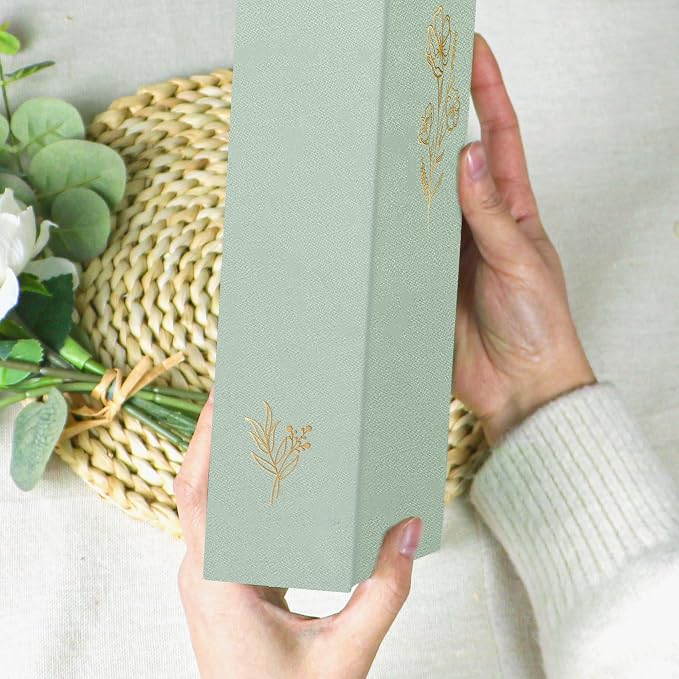 Holoary Photo Album 4x6 300 Photos, 300 Pockets 4”x6” Picture Album, Linen Fabric Cover Big Picture Book for Photos with Writing Area, 4x6 Photo Albums for Family Weddings Travel Memories(Sage) - Image 7