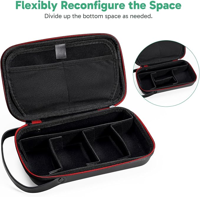 AKASO Camera Carry Case Protective Storage Carrying Bag for Action Camera | Compatible with GoPro 13, Insta360 X5 X4, DJI Action Osmo 360 Pocket 3, EK7000/EK7000 Pro, Brave 4, Brave 7 LE Action Cameras - Image 4