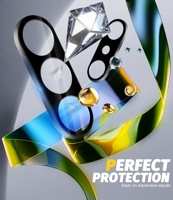 Orzero (3 Pack) Camera Lens Protector Compatible for Samsung Galaxy S26 Ultra, Protector de Cámera Tempered Glass 9H Precise Camera Cutouts Anti-Scratch Does Not Affect Night Shots and Flash - Image 6