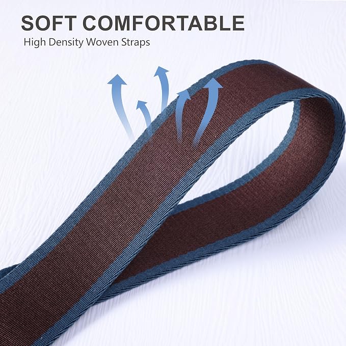 Padwa Lifestyle Adjustable Camera Strap - 1.5" Top Layer Cowhide Head Camera Straps for Photographers, Cotton Adjustable Neck Shoulder & Crossbody Strap Quick Release for All Cameras and Binoculars - Image 4