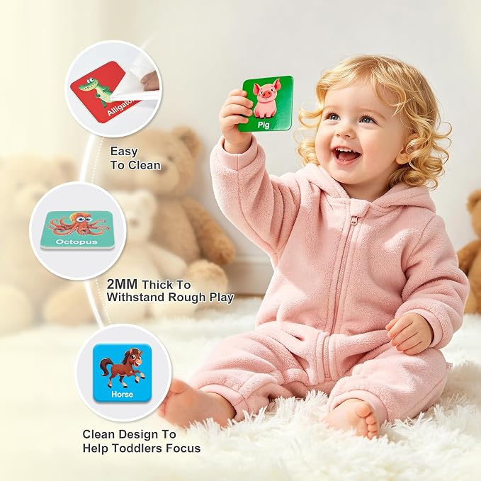 72 PCS Memory Matching Game with Dice | Animal Memory Board Game | Vegetable Link Print---comes with Storage Case, Memory Cards Concentration Game for Ages 3 and Up - Image 6