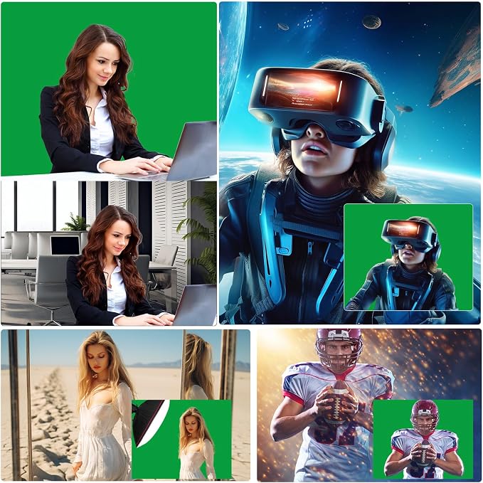 Green Backdrop - 10 x 20 ft, Green Screen for Photography & Video Recording, High Density Polyester Fabric - Image 6