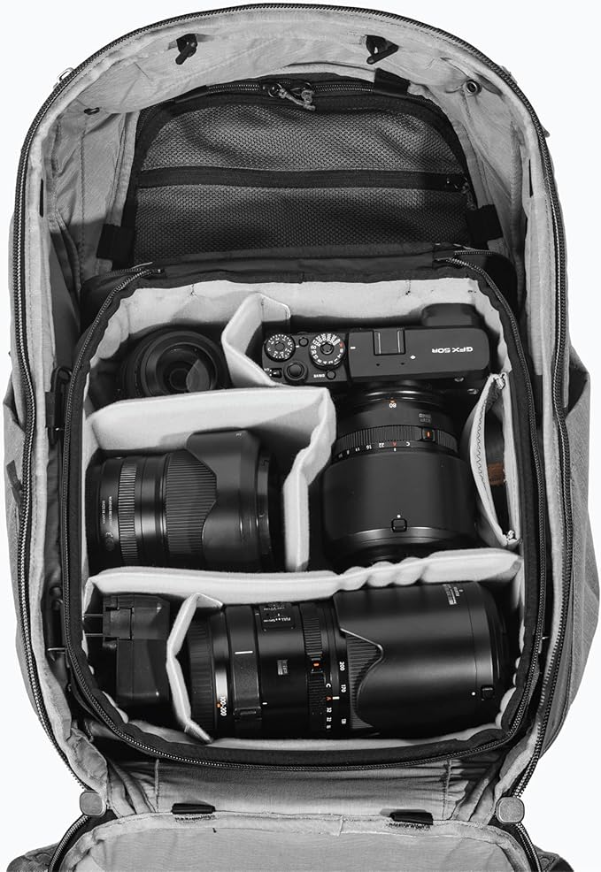 Peak Design Camera Cube V2, Medium, Custom Organization and Protection, Weatherproof Shell with Foam Sub-Lining, FlexFold Dividers Included, Camera Bag Insert Compatible Travel Bags - Image 4