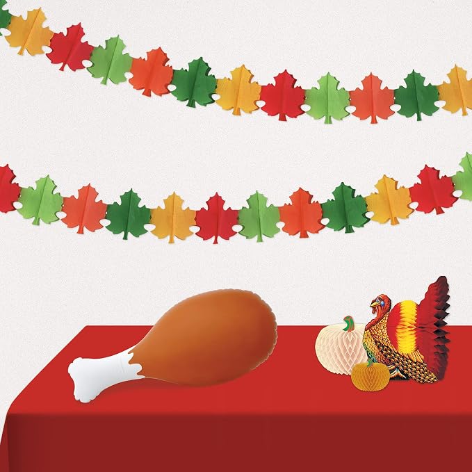 Beistle Inflatable Turkey Leg Prop – Jumbo 2 Ft Drumstick Thanksgiving and Fall Party Decoration, Oversized Food Costume Accessory for Harvest Events, Medieval Banquets and Photo Booth Displays, 24" - Image 5