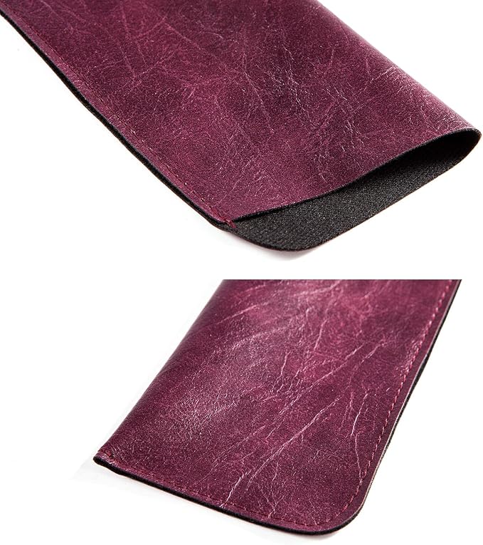 TRIUMPH VISION 3 Pack Reading Glasses Pouch Soft Case Eyeglass Sleeve Slim | Alternative to Bulky Case in bag, Lightweight Lined Padded Protect Optical lens Slip in, Cute Pattern Portable for Daily Use - Image 6