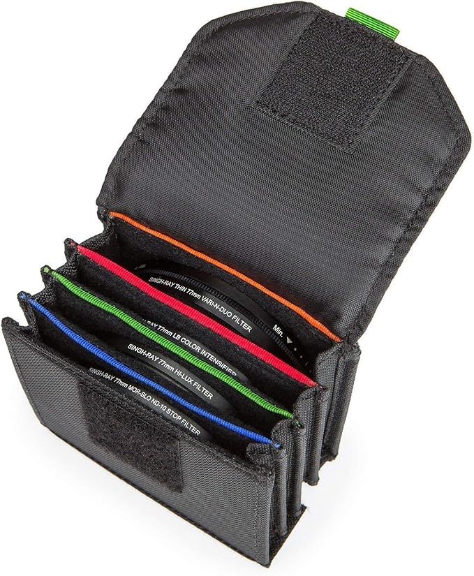 Think Tank MindShift Filter Nest Mini Storage and Protection Pouch for Round Camera Filters (up 82 mm), 4 Capacity - Image 3