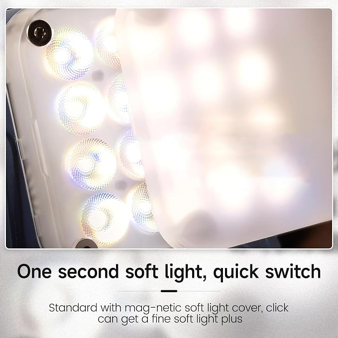 Nanlite Pico Portable LED Fill Light – Full Color RGB (Mint Blue) | Snap-On Attachment for Phone/Camera Photography, Live Streaming, Video Content Creation - Image 9