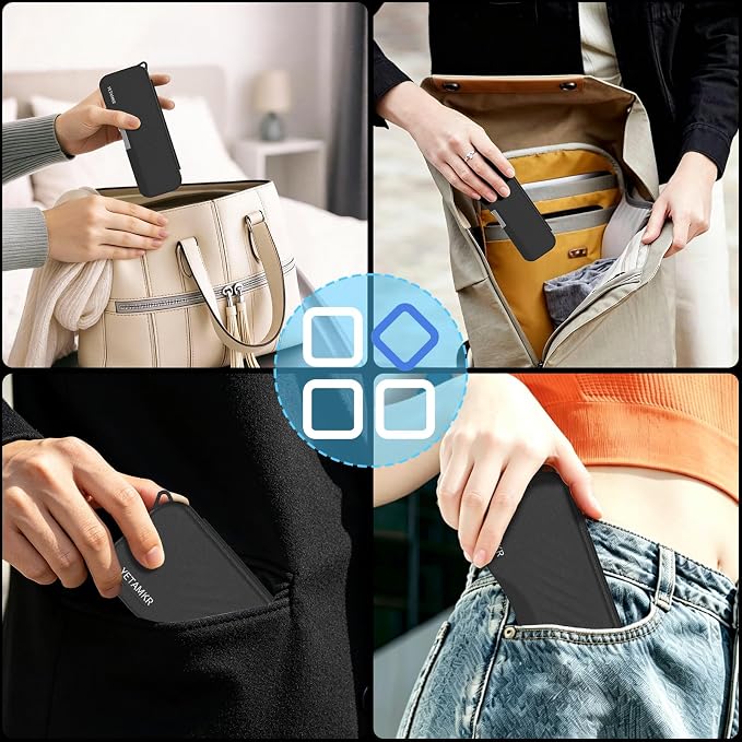 Portable Hard Case for DJI Osmo Pocket 4/3 Xtra Muse Camera Accessories | Rigid PC Storage Case, Portable Premium Protective Cover with 3 Magnetic CPL ND Filter Slots & 2 Memory Card Storage Slots - Image 9