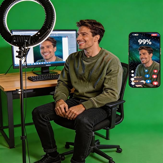 Green Screen Backdrop, Green Photo Backdrop Paper 53" x16.4' | Heavyweight matte backdrop paper with non-reflective surface for portraits, videos, product photos and studio photography. - Image 7