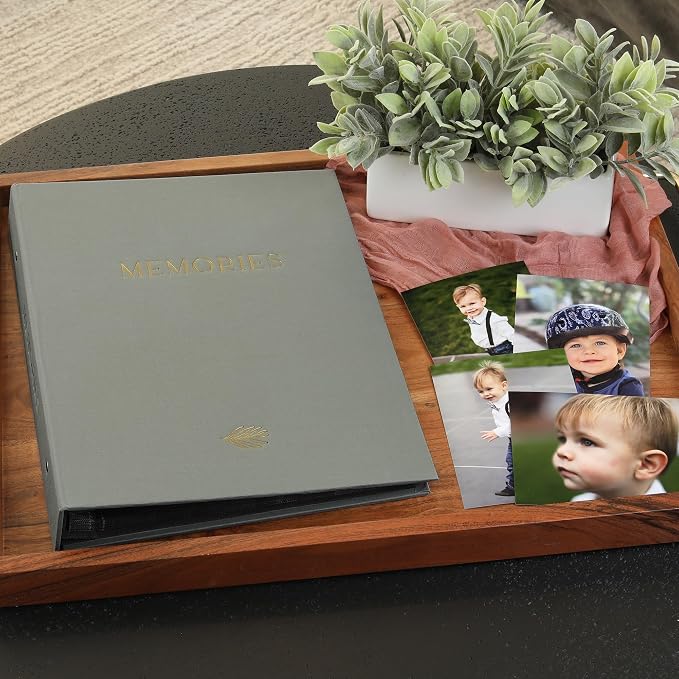 Beautiful Linen Photo Album For 4x6 Photos - Holds Up To 256 Pictures | Safely Stores Unique Memories - The Perfect Large Book for All Pictures of Treasured Family, Baby or Wedding Moments - Image 9