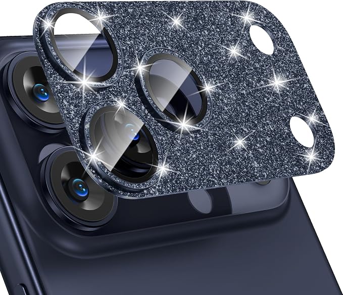 Tensea for iPhone 17 Pro Max Camera Lens Protector Bling | Metal Aluminum Alloy Tempered Glass Cover Camera Screen Protector Accessories, Case Friendly by Tensea