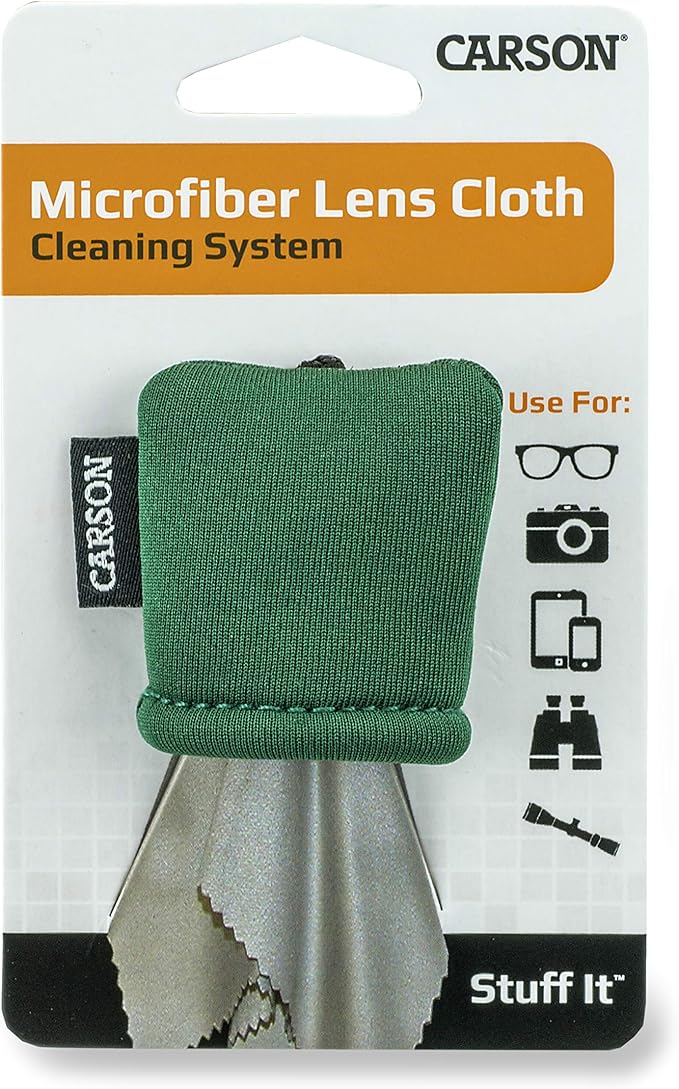 Carson Stuff-It Microfiber Lens Cloth Cleaning System for Eyeglasses, Smartphones, Tablets, Optics, Lenses, Cameras and More - Image 8