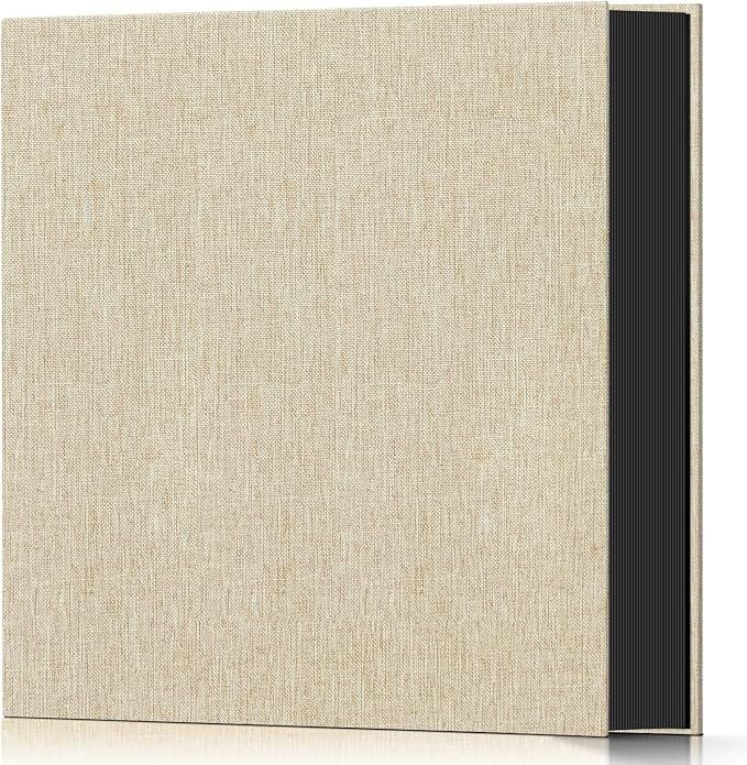 Popotop Photo Album 4x6 600 Pockets for Wedding Gifts,Linen Hardcover Picture Albums for Family Anniversary Baby Vacation Pictures by Popotop