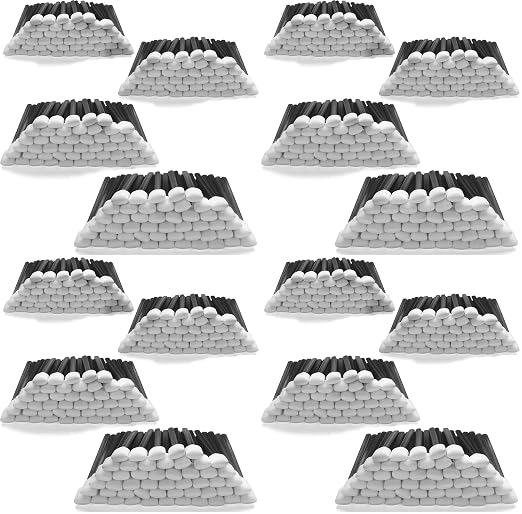 AAwipes Foam Swabs (200 pcs, 5.25", Black) - Lint Free Foam Tip Swab Cleanroom Sponge Stick Detailing Lab Swabs for Camera, Inkjet Printer, Optical Lens, Optical Equipment (C714BLK) (Pack of 4) by AAWipes