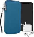 kwmobile Universal Phone Pouch Size XL - 6.7/6.8" - Neoprene Smartphone Pouch with Zip - Water-Repellent Mobile Phone Case - Sleeve in Radiant Blue by kwmobile