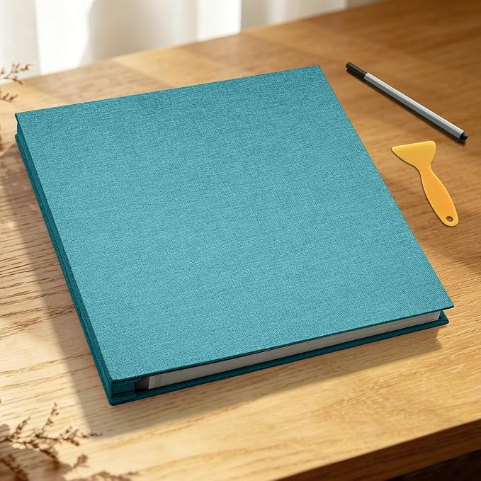 Large Photo Album Self Adhesive Scrapbook Album for 4x6 5x7 8x10 Pictures DIY Photo Book for Wedding, Anniversary, Christmas, Baby Shower, Ideal for Preserving Precious Moments - Image 6