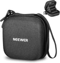 Neewer Storage Bag for 9 x 9 cm Filter, Shockproof Dustproof Waterproof Carrying Bag with Expandable Dividers, Wrist Strap and Carabiner for 3 Circular Filters 62 mm, PB11 by Neewer