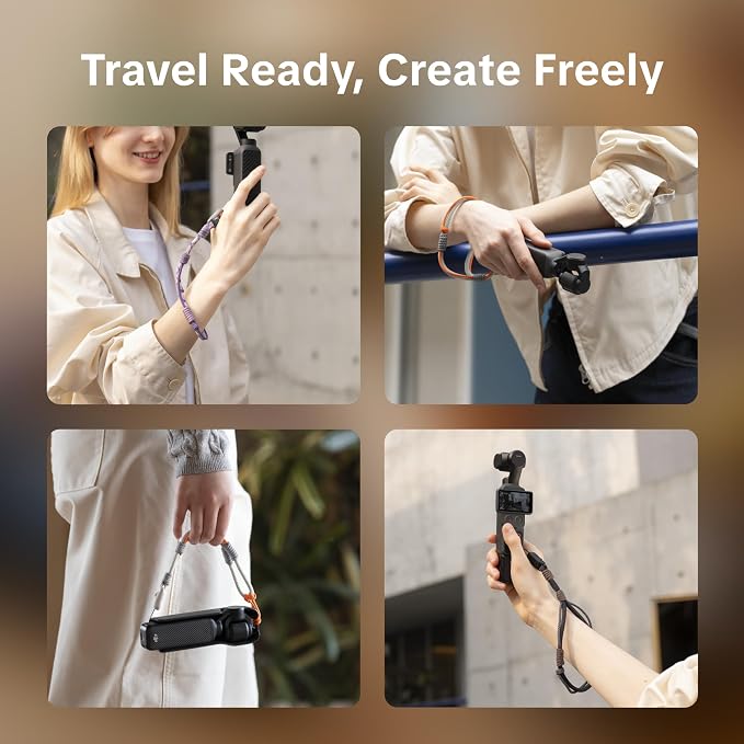 PGYTECH Camera Wrist Strap for DJI Osmo Pocket 3 4/Xtra Muse/Luna Ultra | Quick-Release Buckle, Hand Wrist Strap Lanyard for Photography/Travel/Vlogging/Daily Use - Image 4