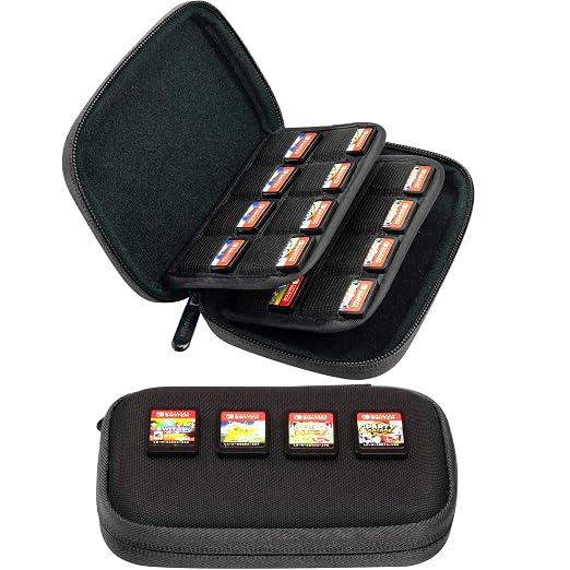 ButterFox 32-120 Switch Game Case for Nintendo Switch, Switch Game Card Storage Holder or SD Memory Card Case (32 Black) by ButterFox