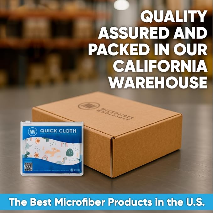Microfiber Wholesale Quick Cloth Glasses Cleaning Cloths 5x7 Dinosaurs | 2-Pack with Case | Double-Sided Lens Cleaner for Eyeglasses, Camera & Screens | Reusable Microfiber Glass Polishing Cloths - Image 7