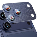Uyiton for iPhone 17 Pro Max Camera Lens Protector, Metal Frame Glass Cover | Not Easy to Break, Strong Adsorption, Case-Friendly, Metal 9H Sapphire Glass Rear Camera Screen Cover, Glitter Blue by Uyiton