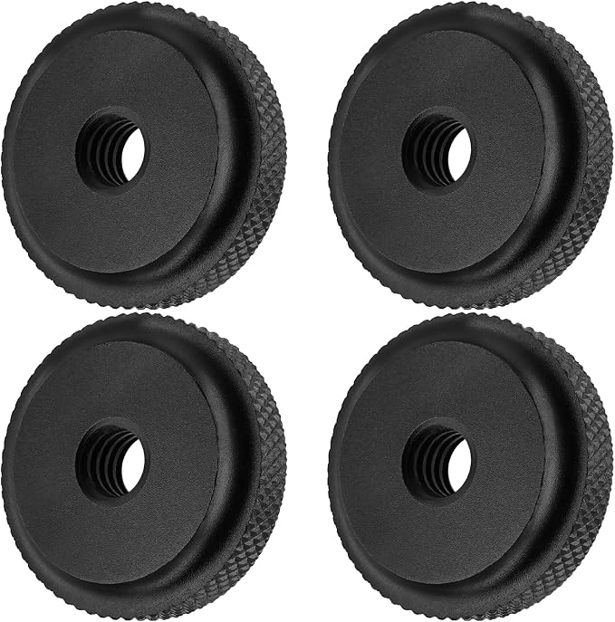 Camera Hot Shoe Mount Screw Adapter 1/4" to 1/4", BENACES 4-Pack Aluminum Alloy 1/4 Inch Nut Female Dual Thread Converter Connector for Heads, Tripods - Image 3