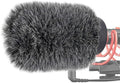 YOUSHARES NTG Furry Microphone Wind Shield - Windscreen/Windmuff for Rode VideoMic NTG and Microphones with Maximum Slot Length of 100mm (3.9") and Diameter of 18-24mm （Shag, Gray） by YOUSHARES