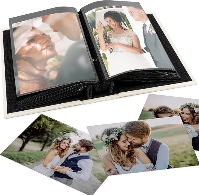 Beautiful Linen Photo Album For 4x6 Photos - Holds Up To 100 Pictures | Safely Stores Unique Memories - The Perfect Large Book for All Pictures of Treasured Family, Baby or Wedding Moments - Image 7
