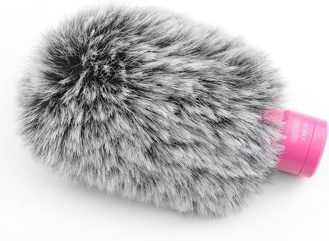 LEFXMOPHY Shotgun Microphone Windscreen for Movo VXR10, VXR10-PRO, COMICA CVM-V30 Mic Deadcat Furry Wind Muff Cover - Image 3