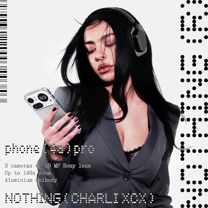 Nothing Phone (4a) Pro Cell Phone 2026 New, Unlocked Android 16 Smartphone, Triple-Lens Camera, AI Photo Edits, 6.83" 144Hz AMOLED Display, 5080mAh Battery, Dual-SIM Glyph Matrix (Sliver, 8+128GB) - Image 2