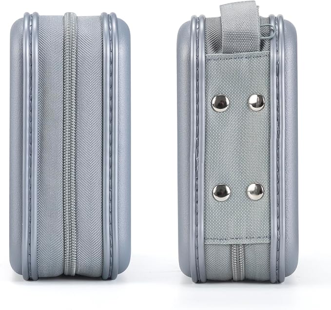 alavisxf xx CD Case, 48 Capacity Hard Plastic Zipper Disc Wallet for Car | Portable Hand Strap, Zipper Closure, Anti-Slip Scratch-Resistant Sleeves, DVD Storage Organizer, for Home Office Travel - Image 4