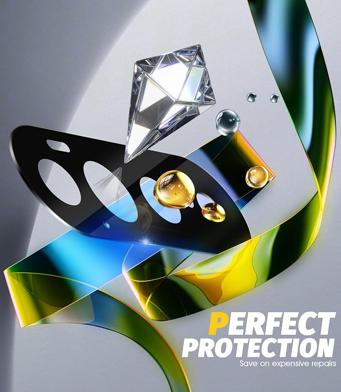 Orzero (5 Pack Camera Lens Protector Compatible for Google Pixel 11 Pro XL, Protector de Cámera Tempered Glass 9H Precise Camera Cutouts Anti-Scratch Does Not Affect Night Shots and Flash - Image 5