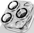 YWXTW for iPhone 13 Pro/iPhone 13 Pro Max Camera Lens Protector, [4TH Gen New Bling Design] Glitter Shiny Diamond Metal Ring Tempered Glass Back Camera Screen Protector Lens Cover by YWXTW