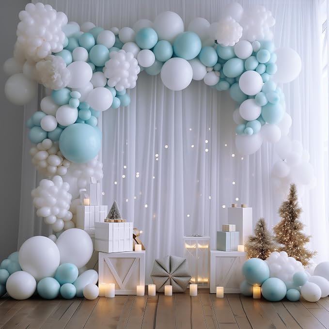 White Backdrop Curtain for Wedding Parties Backdrop Drapes 10x8FT | Wrinkle Free Polyester Curtain Backdrop White Draping Fabric for Backdrop Photoshoot Birthday Party Background,2 Panel 5x8FT - Image 7