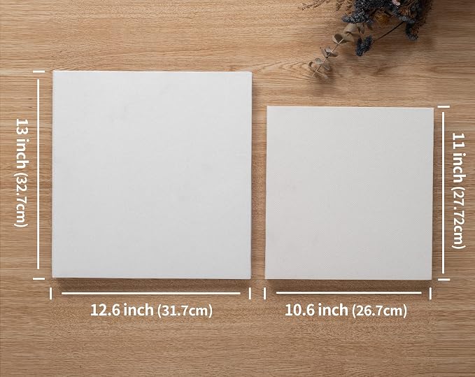 Large Photo Album Self Adhesive 4x6 8x10 10x12 13"x12.8" Magnetic Scrapbook Album 12.6"x11" Inch 40 Pages Linen Cover DIY Photo Album with A Metallic Pen and DIY Stickers(White) - Image 6