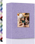 popotop Photo Album 4x6-100 Photos Photo Books with 100 Vertical Pockets,Linen Cover Albums for Family Wedding Anniversary Baby Vacation Pictures by Popotop