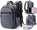 BAGSMART Camera Bag for DSLR, Waterproof Camera Backpacks for Photographers, Camera Case with Laptop Compartment-14 Grey by BAGSMART