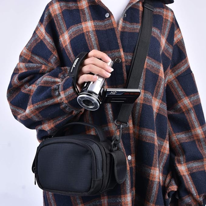 FOSOTO Camcorder Cases Bag Compatible Canon VIXIA HF Panasonic Video Camera | for Canon VIXIA HF R800 R700,Sony HDR-CX405 CX675 CX670 SR12 FDRAX53,Panasonic HC-V770 HC-V180 HD - Image 9