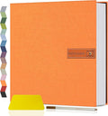 Popotop Large Photo Album Self Adhesive 4x6 5x7 8x10 Scrapbook Album DIY Picture Book,Gifts for Mom,Family Baby and Wedding,with Metal Pen and Plastic Board by Popotop