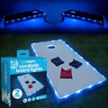 TossBrightz LED Cornhole Lights (Set of Two) - Weather Resistant Kit by Brightz