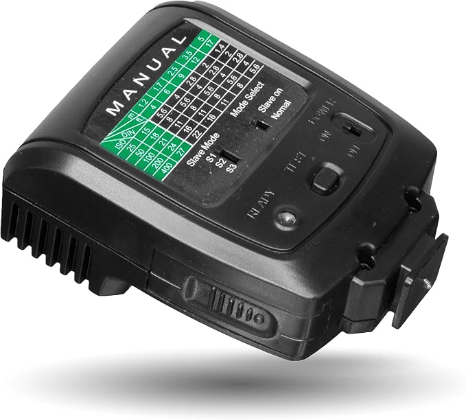 Ultimaxx Digital Slave Flash with Bracket for Canon, Nikon, Sony,Panasonic, Samsung, Fujifilm, Olympus, Pentax, and Other DSLR Cameras, Includes Metal Hot Shoe Flash Bracket - Image 4
